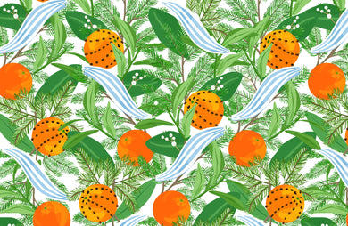 Holiday Citrus & Spice Paper Tear-away Placemat Pad