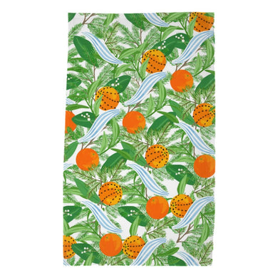 Holiday Citrus & Spice Poly Twill Tea Towels, Set of 2