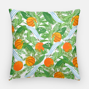 Holiday Citrus & Spice Personalized 20"x20" Pillow Cover