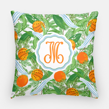 Load image into Gallery viewer, Holiday Citrus &amp; Spice Personalized 20&quot;x20&quot; Pillow Cover