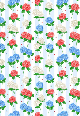 Hydrangea Blooms Gift Wrap Sheets