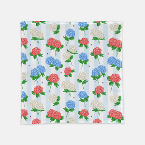 Hydrangea Blooms 20"x20" Cloth Napkins, Set of 4