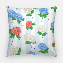 Load image into Gallery viewer, Hydrangea Blooms Personalized 20&quot;x20&quot; Pillow Cover