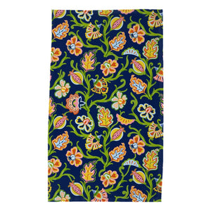 Jacobean Sky Poly Twill Tea Towels, Set of 2