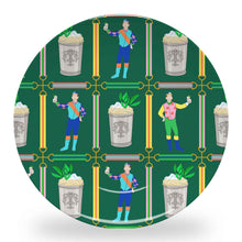 Load image into Gallery viewer, Jockeys &amp; Juleps Set of (4) Personalized, 10&quot; Dia. Melamine Plates