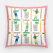 Load image into Gallery viewer, Jockeys &amp; Juleps, Winning White, Personalized 20&quot;x20&quot; Pillow Cover