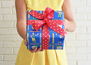 Jockeys & Juleps, Blue Ribbon, Gift Wrap