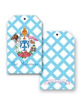 Load image into Gallery viewer, Kentucky Derby Custom Crest Personalized Gift Tags
