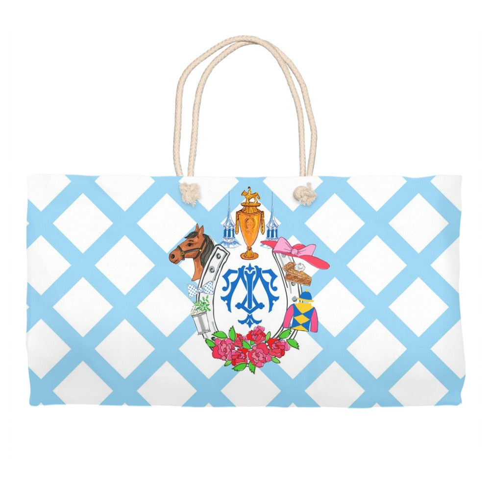 Kentucky Derby Custom Crest Personalized Tote Bag