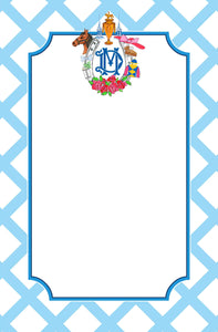 Derby Crest Personalized Notepad, Multiple Sizes Available