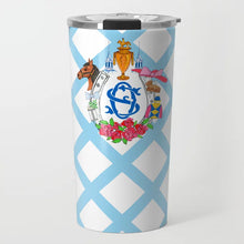 Load image into Gallery viewer, Kentucky Derby Personalized Crest Travel Tumbler