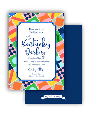 Derby Silks Invitation