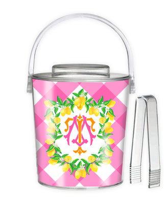 Lemon Crest, Party Punch, 3 Qt. Acrylic Ice Bucket