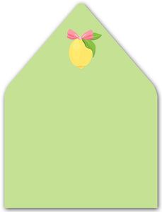 Holiday Lemon A9 Patterned Envelope Liners