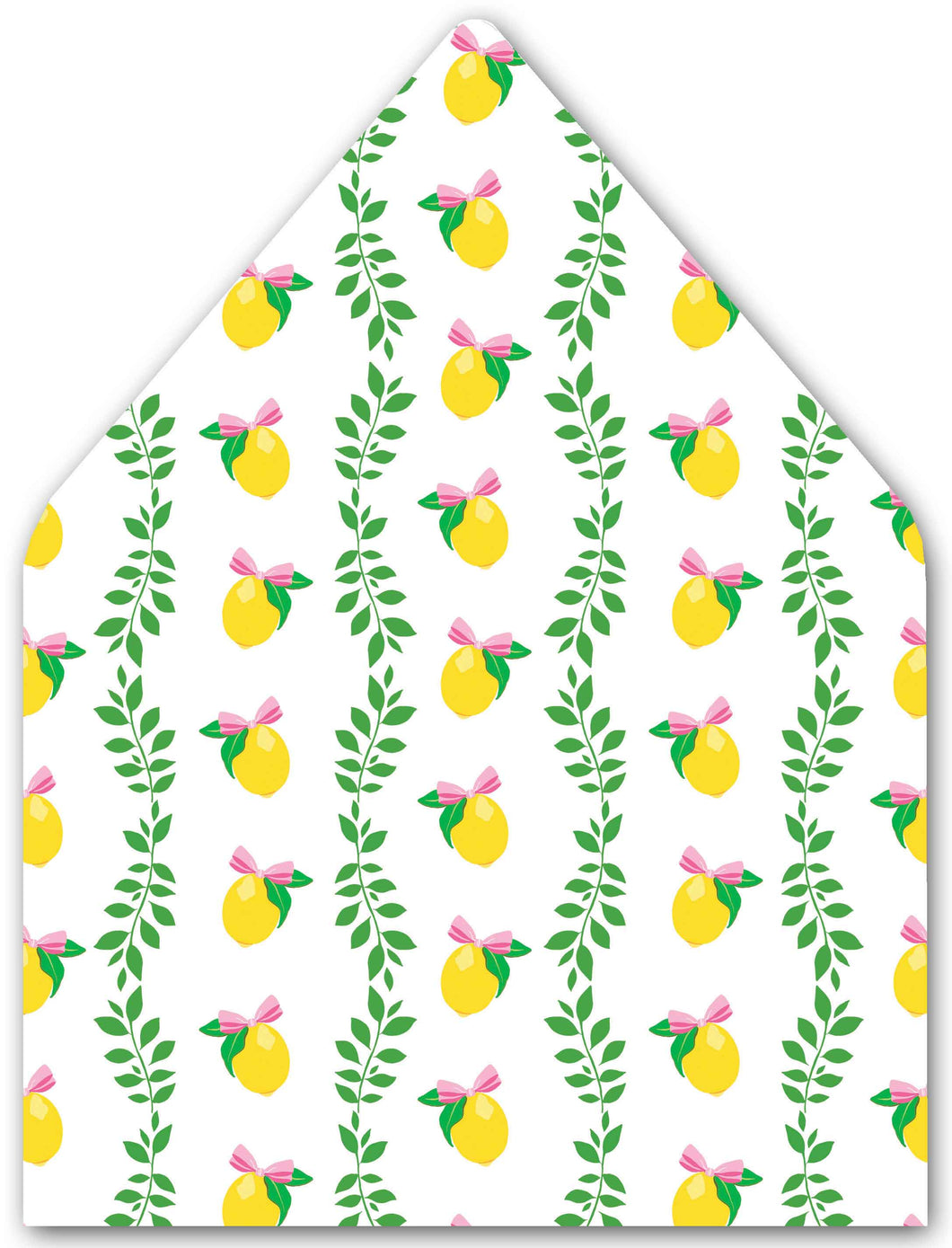 Lemons, Peppermint,  A7 Patterned Envelope Liners