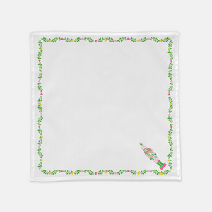 Lemon Nutcracker, Peppermint, 20"x20" Cloth Christmas Napkins, Set of 4