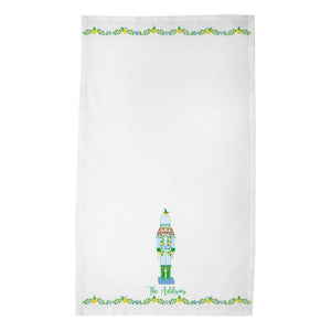 Lemon Nutcracker, Winter Ice, Personalized Poly Twill Tea Towels, Set of 2