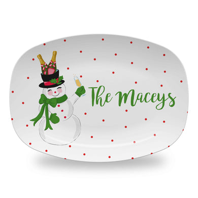 Love at Frost Sight Personalized Melamine Platter