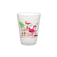 Load image into Gallery viewer, Making Spirits Bright Frosted Shatterproof Cups, 16oz, Set of 10