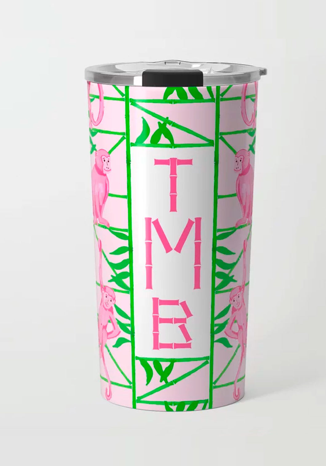 Monkey Trapeze Trellis, Jungle, Stainless Steel Travel Tumbler