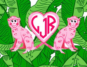 Bananas For Your Friendship Gender Neutral Monkey Valentine Cards