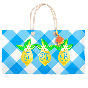 Lovely Lemon Tote Bag, Grove Picnic