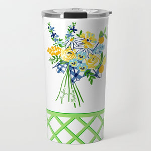 Mother's Day Signature Bouquet Personalized Travel Tumbler