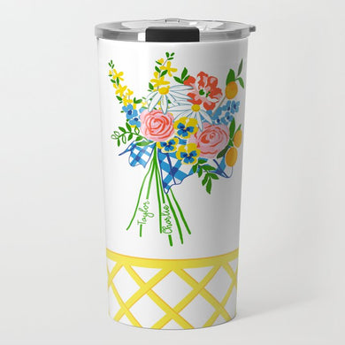 Mother's Day Signature Bouquet Personalized Travel Tumbler