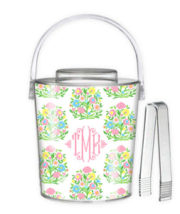 Mughal Bouquet Personalized Ice Bucket