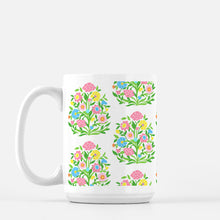 Load image into Gallery viewer, Mughal Bouquet Porcelain Mug