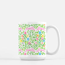Load image into Gallery viewer, Mughal Bouquet Stripe Easter Porcelain Mug