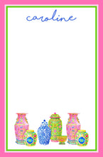 Load image into Gallery viewer, Haute Chinoiserie Personalized Notepad, Multiple Sizes Available