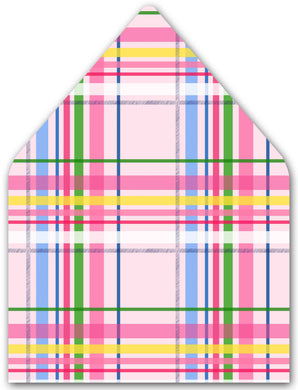 Nutcracker Plaid A7 Patterned Envelope Liners