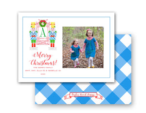 Nutcracker Sweet Personalized Photo Holiday Card, 5" x 7" A7 Size