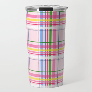 Nutcracker Plaid Travel Tumbler