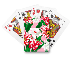Peppermint Posies Christmas Playing Cards