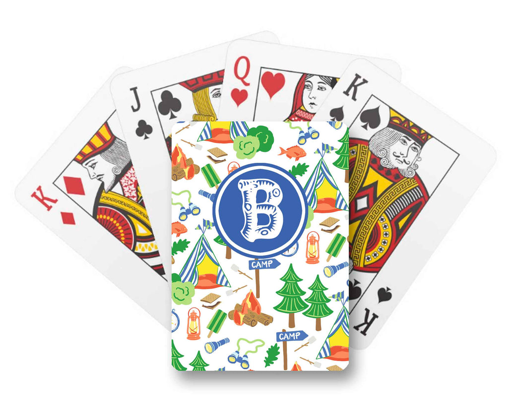 Adventure Camp Personalized Playing Cards, Fresh Air