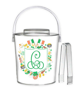 Pinch Me Party Crest Personalized St. Patrick's Day Ice Bucket