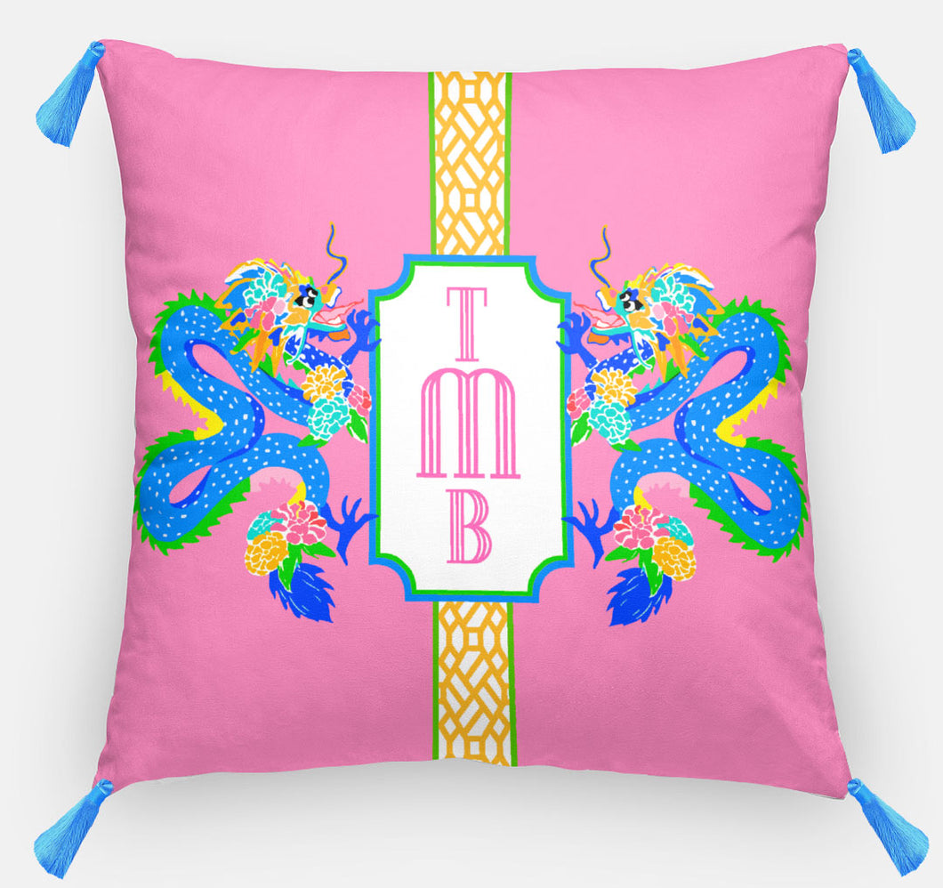 Dragon Crest Personalized Pillow, Dragon Fruit18
