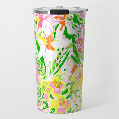 Preppy Perennials Travel Tumbler