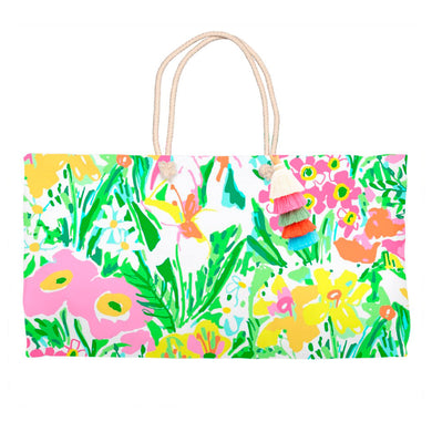 Preppy Perennials Tote Bag