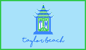 Royal Pagoda, Aquamarine, Enclosure Cards