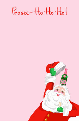 *IN STOCK* Prosec-Ho-Ho-Ho Christmas Notepad