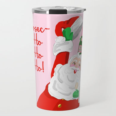 Prosec-Ho-Ho-Ho Personalized Christmas Travel Tumbler