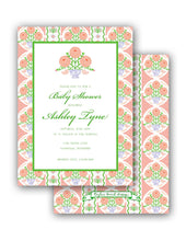 Load image into Gallery viewer, Ribbons in Bloom Invitation, Begonia