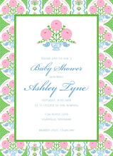 Load image into Gallery viewer, Ribbons in Bloom Invitation, Peony
