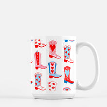 Load image into Gallery viewer, Rootin&#39; Tootin&#39; Valentine&#39;s, True Blue, Porcelain Mug