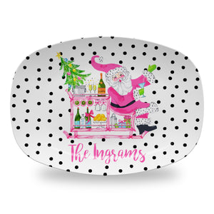Making Spirits Bright Personalized Holiday Melamine Platter