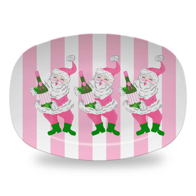 Prosecc-Ho-Ho-Ho Personalized Melamine Platter