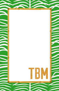 Sea Palms & Bamboo Personalized Notepad, Multiple Sizes Available, Palm